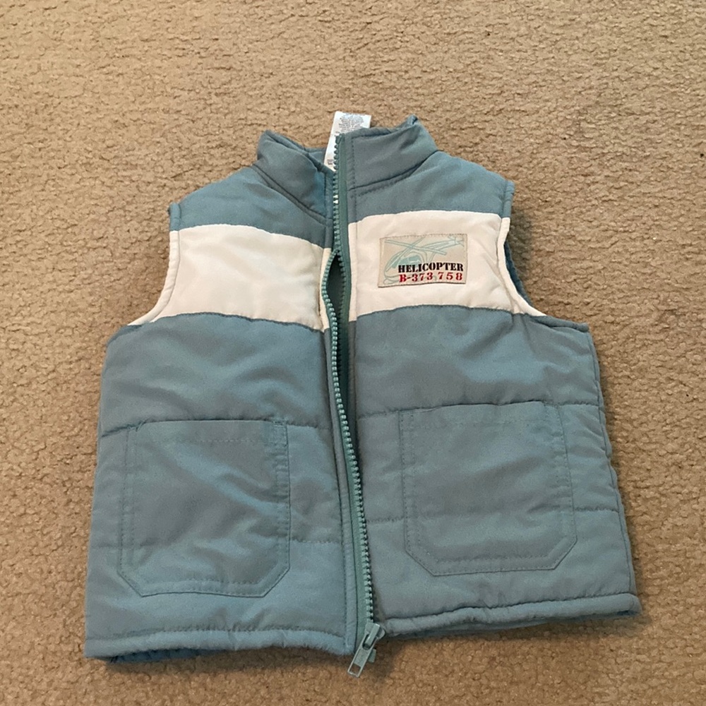 Baby quilted vest jacket
